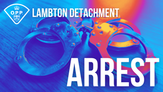 Handcuffs on a blurred background