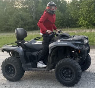 Person on an ATV