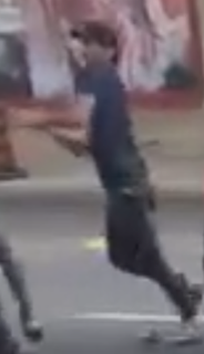 Person skateboarding.