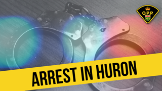 Arrest in Huron
