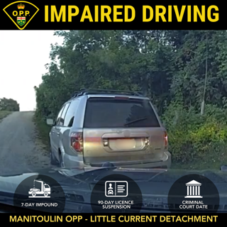 Vehicle impoundment icons: 7-day impound, 90-day license suspension, criminal court date.