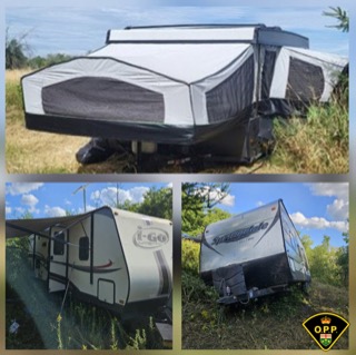 Fold-down camper trailer