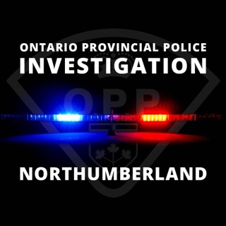 OPP crest with flashing blue and red lights