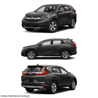 Black Honda CRV, front view Black Honda CRV, side view Black Honda CRV, rear view