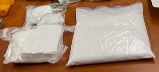 Two bags of white powder.