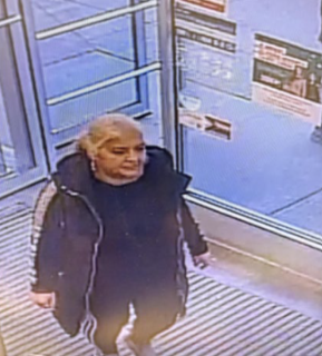 Person wearing a dark coat and pants