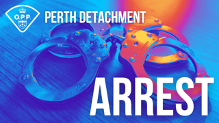 Handcuffs on a blurred background.