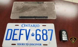 Ontario license plate, DEFV687