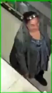 Person in a dark jacket and sunglasses