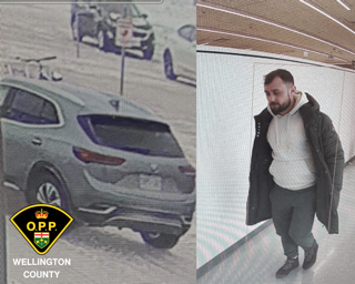 Black SUV, Wellington County logo